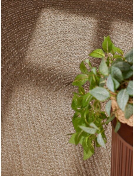 Tappeto colore naturale scuro in iuta reversibile/tessuto a mano 160x230 cm Braided – Hanse Home