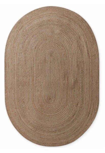 Tappeto colore naturale scuro in iuta reversibile/tessuto a mano 160x230 cm Braided – Hanse Home
