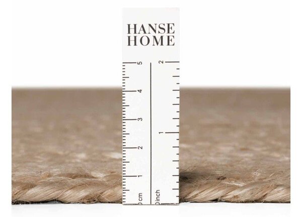 Tappeto colore naturale scuro in iuta reversibile/tessuto a mano 160x230 cm Braided – Hanse Home