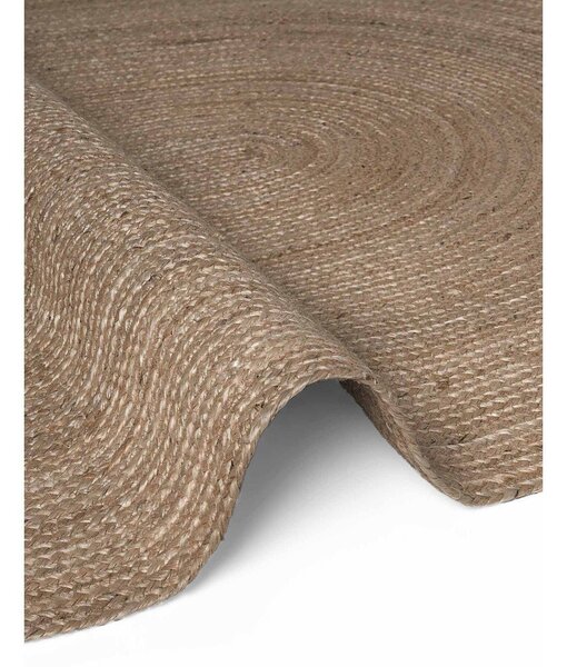 Tappeto colore naturale scuro in iuta reversibile/tessuto a mano 160x230 cm Braided – Hanse Home