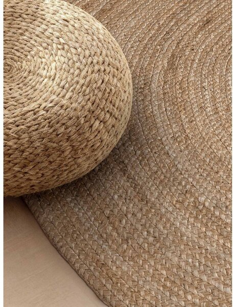 Tappeto colore naturale scuro in iuta reversibile/tessuto a mano 160x230 cm Braided – Hanse Home