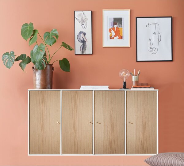 Scaffale modulare bianco 136x69 cm Mistral Kubus - Hammel Furniture