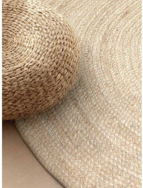 Tappeto colore naturale chiaro in iuta reversibile/tessuto a mano 160x230 cm Braided – Hanse Home