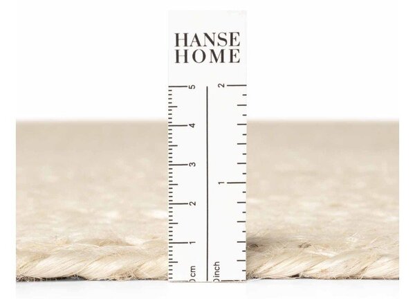 Tappeto colore naturale chiaro in iuta reversibile/tessuto a mano 160x230 cm Braided – Hanse Home