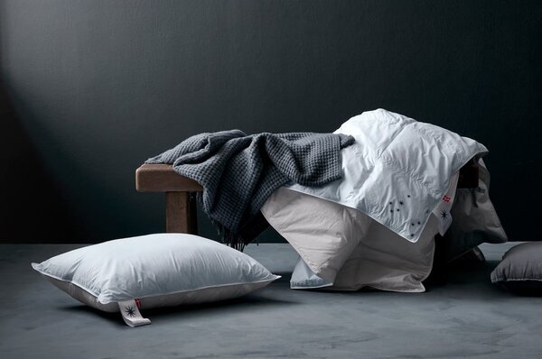 Cuscino con imbottitura in piuma 50x70 cm Capella Medium - Universe of Sleeping