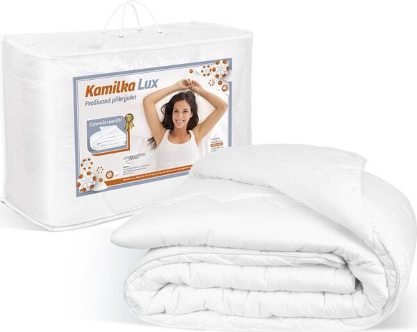 Coperta Kamilka LUX - estate , 140x220, estesa 660 g - Bianco - 140x220