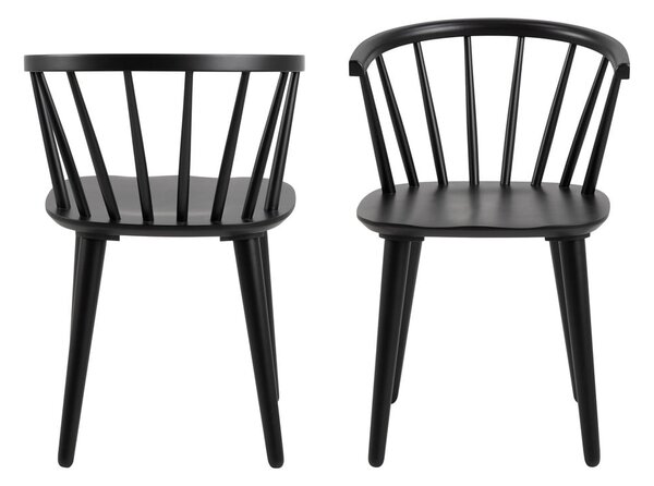 Sedia da pranzo nera Ida - Actona