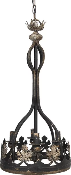 Lampada a sospensione Clayre & Eef Ø 40x85 cm Ferro marrone