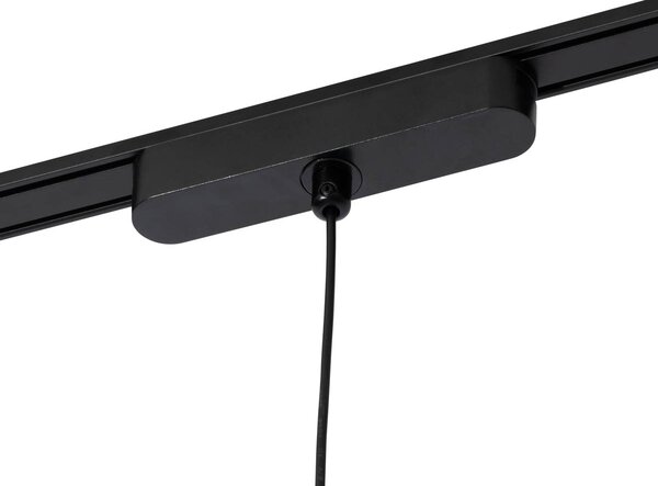 Lampada a sospensione moderna nera per sistema binario monofase con LED incluso - Magnetic Vance