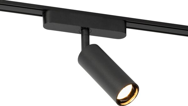 Faretto moderno nero per sistema binario monofase 4.5W 3000K - Magnetic Samson