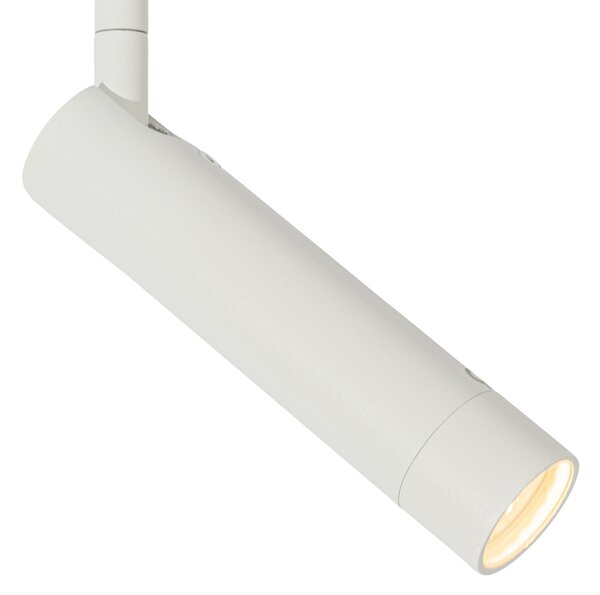 Faretto moderno bianco per sistema a binario monofase - Iconic Ivy