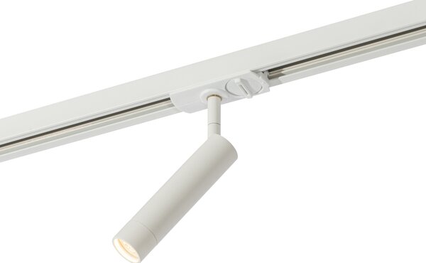 Faretto moderno bianco per sistema a binario monofase - Iconic Ivy