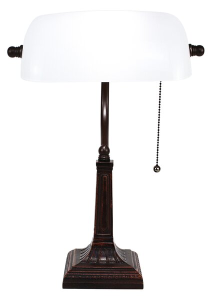 Lampada da tavolo Clayre & Eef 26x23x42 cm in metallo bianco