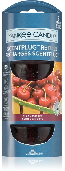 Yankee Candle Black Cherry ricarica diffusore elettrico 2x18,5 ml