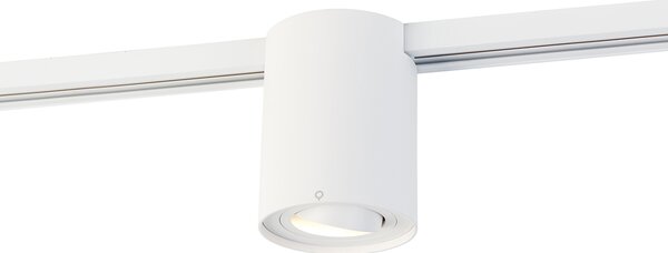 Faretto da binario monofase moderno bianco - Iconic Rondoo Up