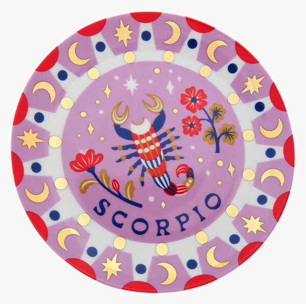 Piatto da dessert in porcellana Scorpio