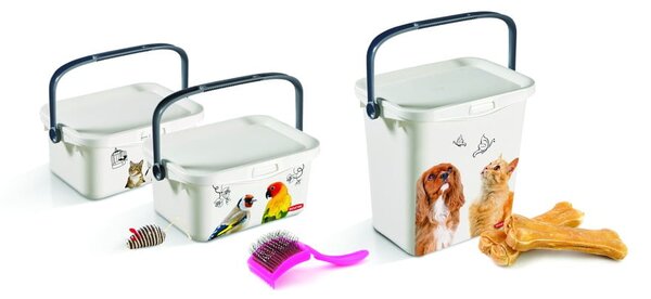 Scatola multiuso bianca con coperchio , 6 l - Curver
