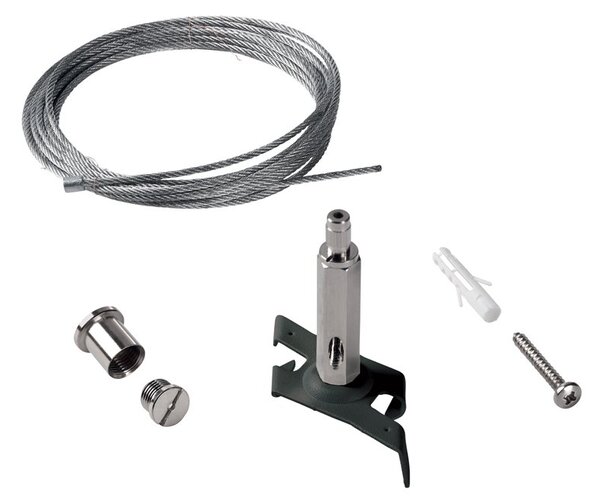Kit Sospensione Senza Rosone Link Metallo Nero 3M