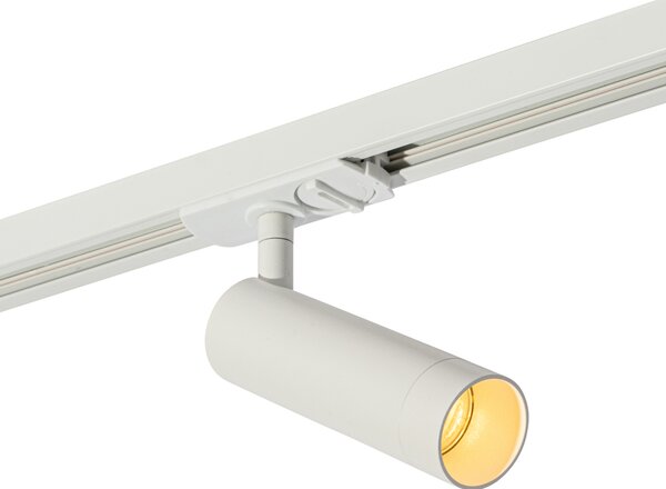 Faretto moderno bianco per sistema a binario monofase 35 mm - Iconic Jeana Luxe