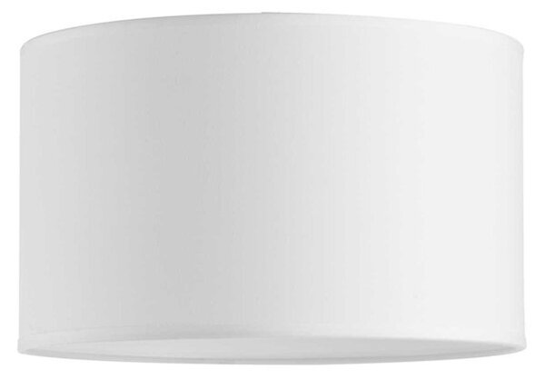 Paralume Cilindro Set Tessuto Bianco D45