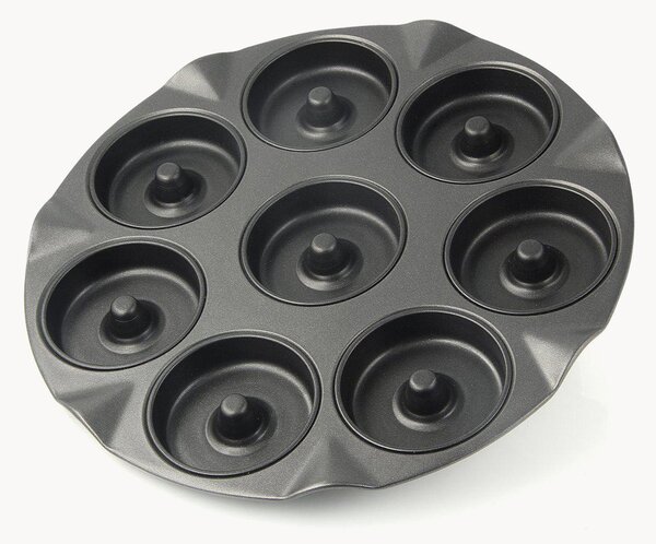 Stampo per 8 frittelle di mele Black Metallic