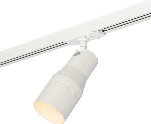 Faretto moderno bianco per sistema binario monofase - Iconic Kohua