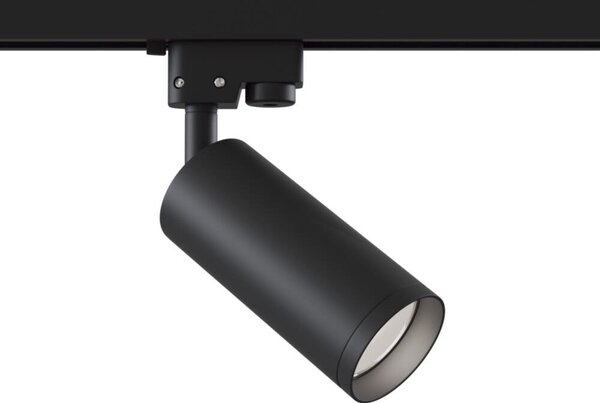 Faretto Per Binario Moderno Focus Alluminio Nero 1 Luce