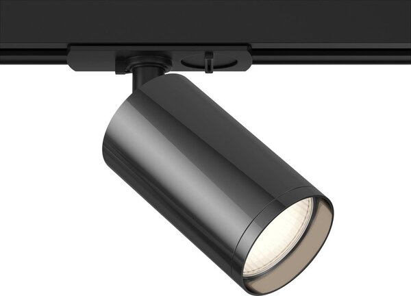 Faretto Per Binario Moderno Focus S Alluminio Nero E Grafite 1 Luce