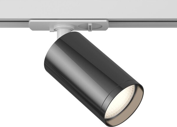 Faretto Per Binario Moderno Focus S Alluminio Bianco E Grafite 1 Luce