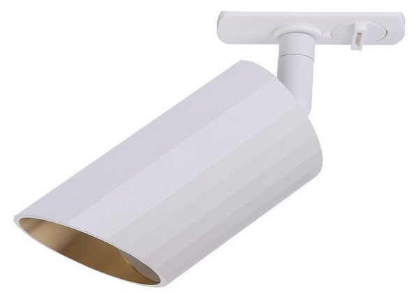 Faretto Per Binario Lipari Moderno Alluminio Bianco 1 Luce