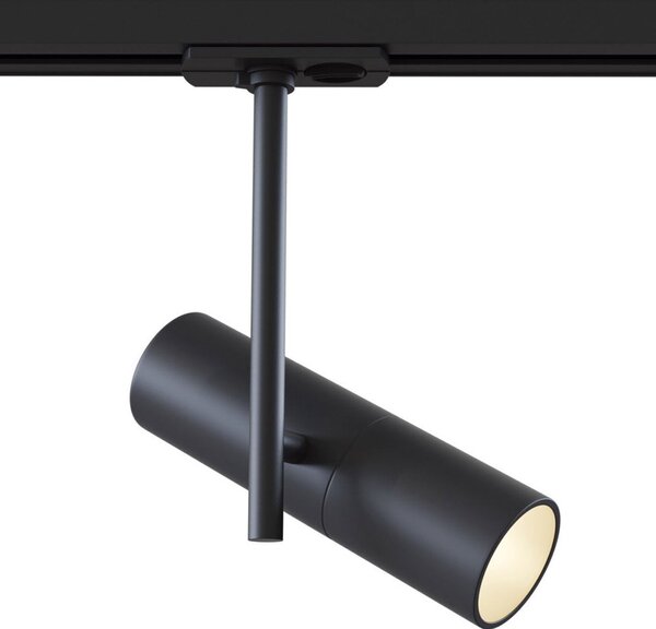 Faretto Per Binario Elti Moderno Alluminio Nero 1 Luce
