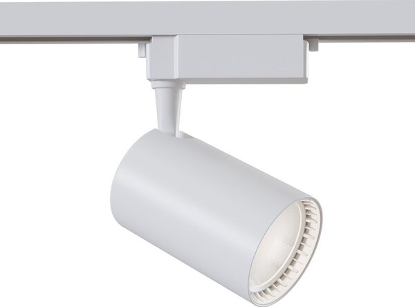 Faretto Per Binario Vuoro In Metallo 15W Bianco 1 Luce Calda