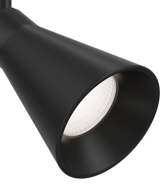 Faretto Per Binario Virar Moderno Alluminio Nero 1 Luce