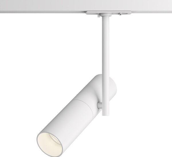 Faretto Per Binario Elti Moderno Alluminio Bianco 1 Luce