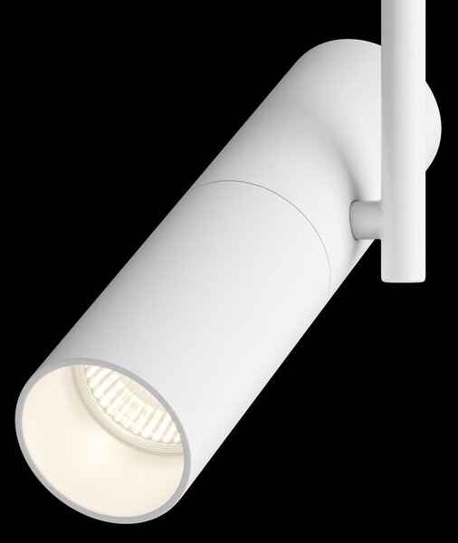 Faretto Per Binario Elti Moderno Alluminio Bianco 1 Luce