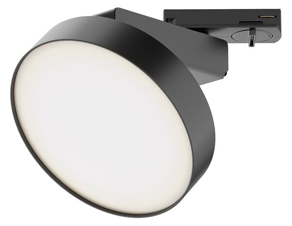 Faretto Per Binario Orientabile Zon In Metallo Nero 1 Luce Naturale