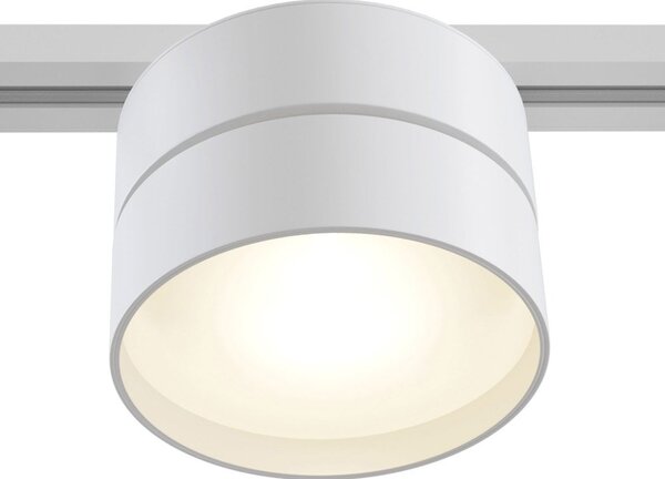 Faretto Per Binario Tondo Onda In Metallo 18W Bianco 1 Luce Naturale