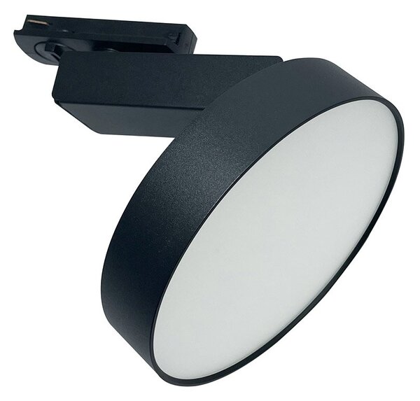 Faretto Per Binario Orientabile Zon In Metallo Nero 1 Luce Naturale