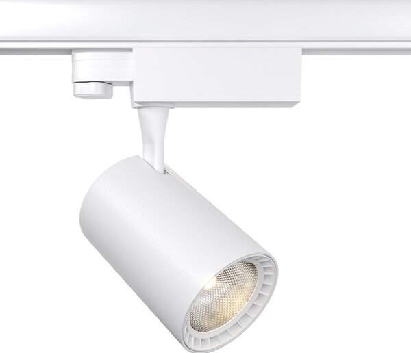 Faretto Per Binario Moderno Vuoro 10W Alluminio Bianco 1 Luce Calda