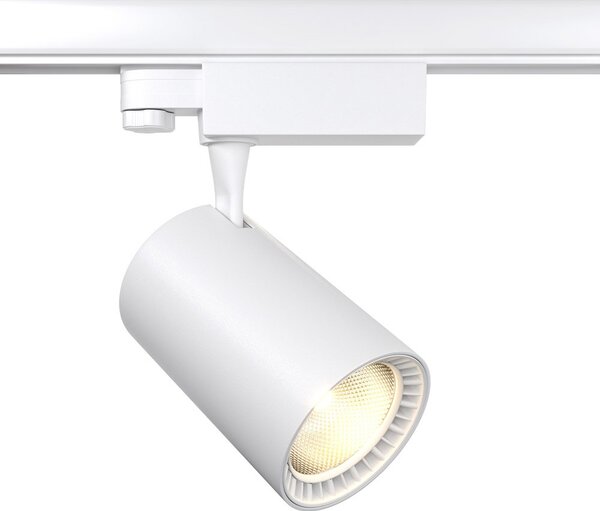 Faretto Per Binario Moderno Vuoro 20W Alluminio Bianco 1 Luce Calda