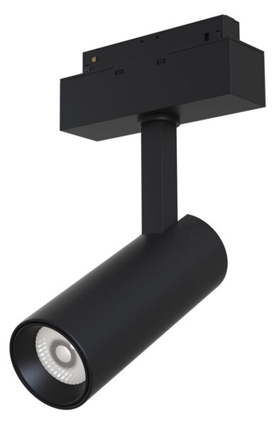 Faretto Focus Led Per Binario Moderno Alluminio Nero Luce Naturale 10W