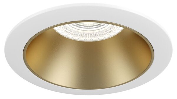 Faretto Da Incasso Moderno Share Alluminio Oro 1 Luce Diffusore Oro