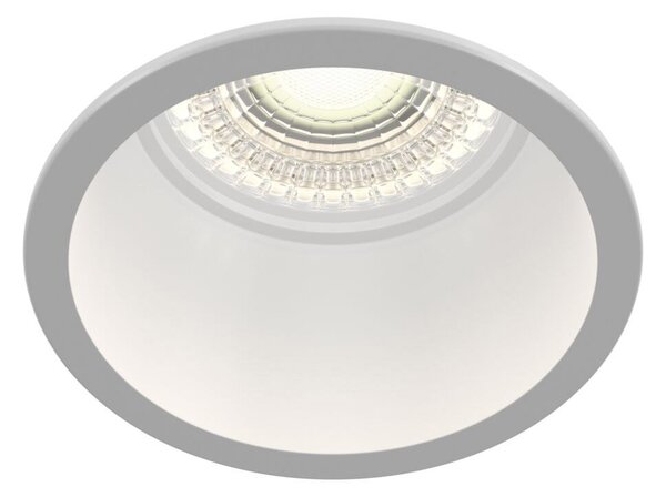 Faretto Da Incasso Moderno Reif Alluminio Bianco 1 Luce