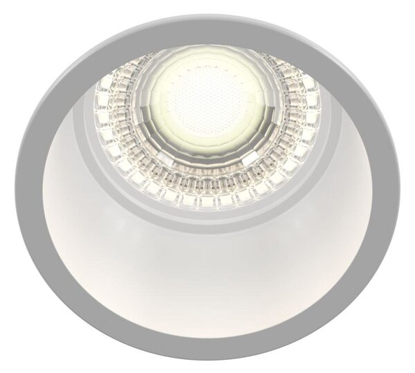 Faretto Da Incasso Moderno Reif Alluminio Bianco 1 Luce