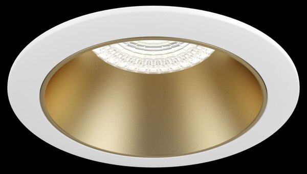 Faretto Da Incasso Moderno Share Alluminio Oro 1 Luce Diffusore Oro