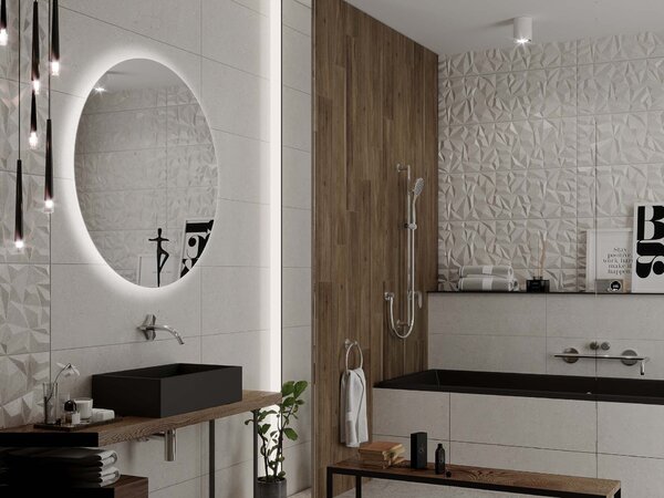 Specchio rotondo con illuminazione LED C3