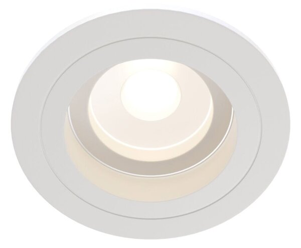 Faretto Da Incasso Moderno Atom Alto Alluminio Bianco 1 Luce