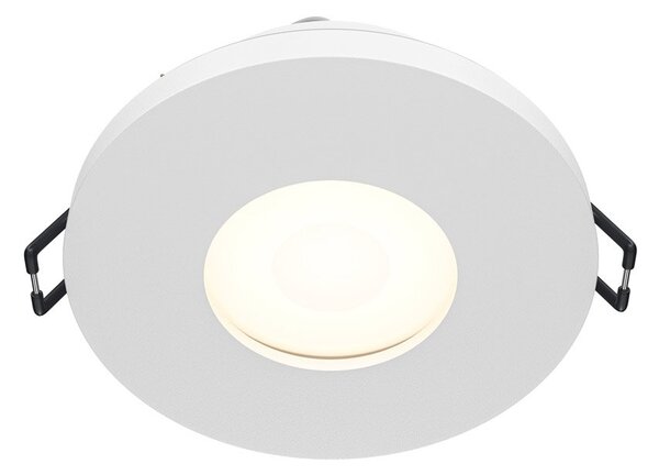 Faretto Da Incasso Moderno Stark Tondo Alluminio Bianco 1 Luce