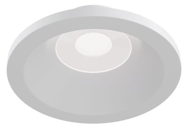 Faretto Da Incasso Moderno Zoom Alluminio Bianco 1 Luce