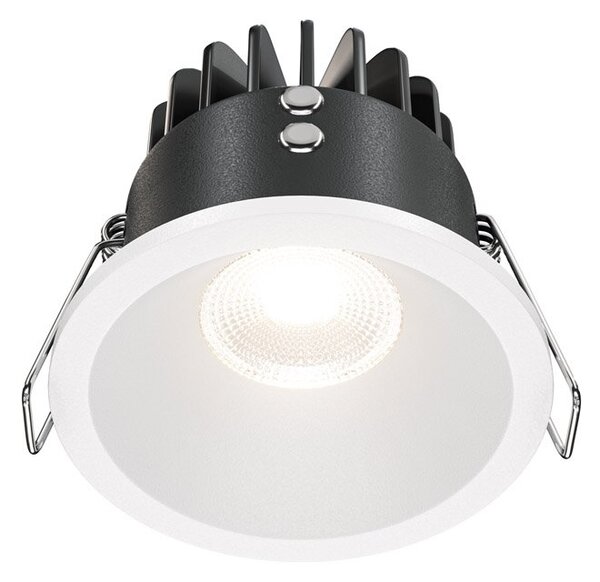 Faretto Da Incasso Moderno Zoom Alluminio Tondo Bianco Led